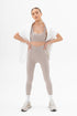 Basic Ribbed Leggings Cream